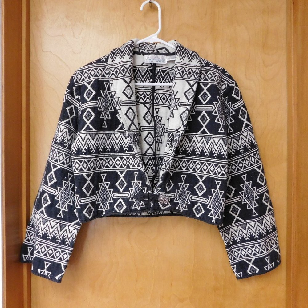 Pier 1 Passports Aztec Blazer